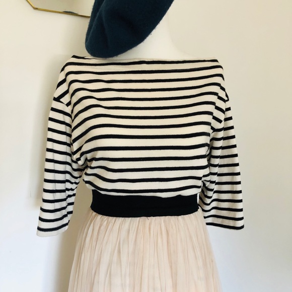 Striped Top & Lace Skirt - Picture 3 of 3